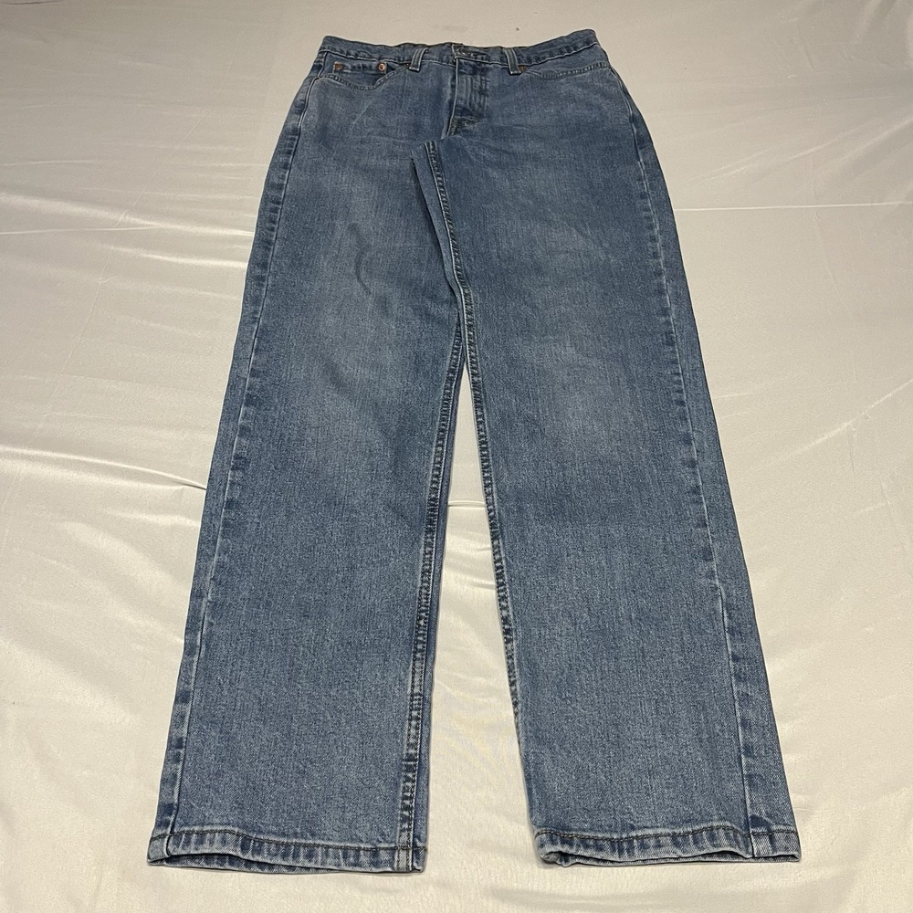 Levi's 550 Relaxed Tapered Jeans Size 30x34 Fits (29x32) Medium Wash